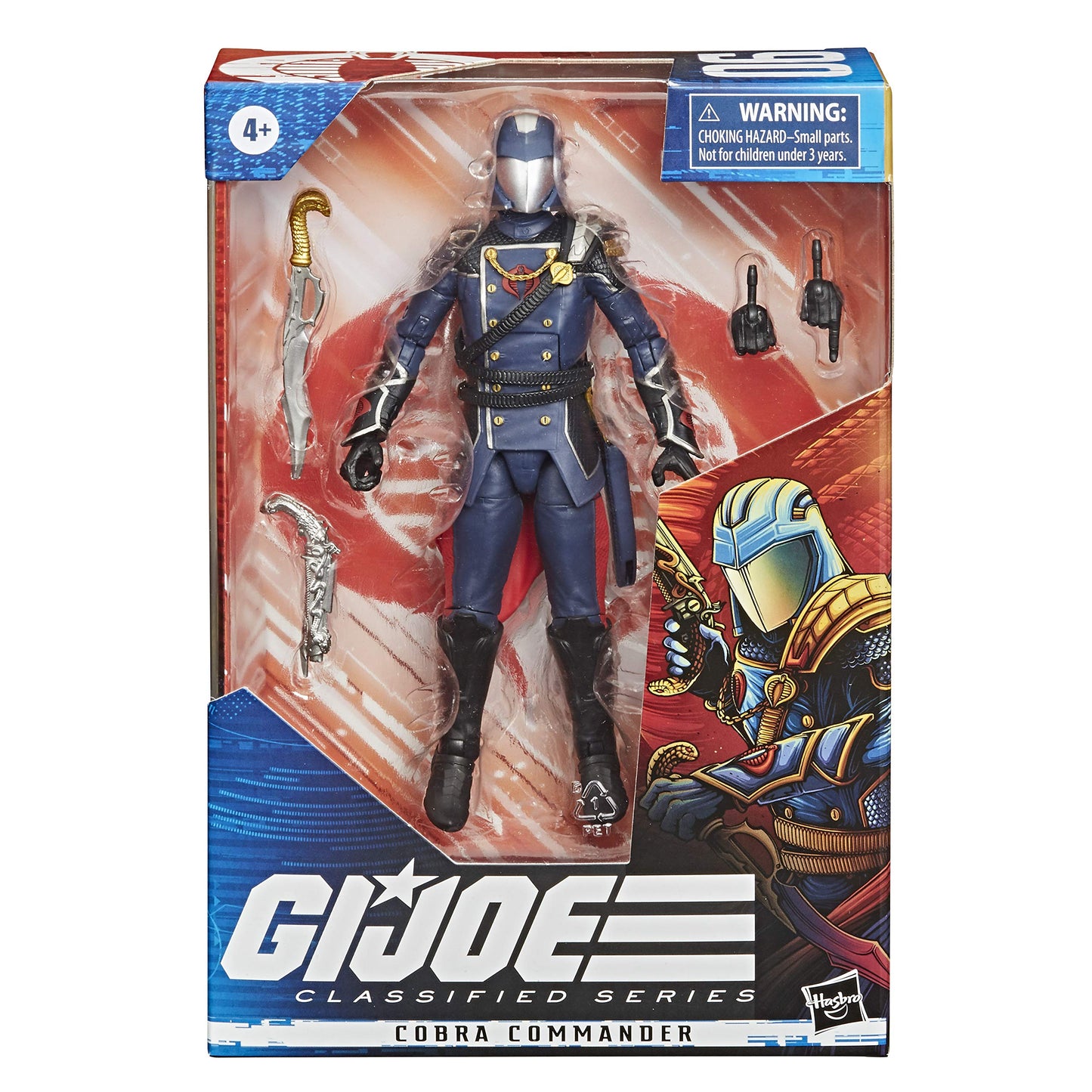G.I. Joe Classified Series Cobra Commander Action Figure – 6-Inch Collectible with Custom Art