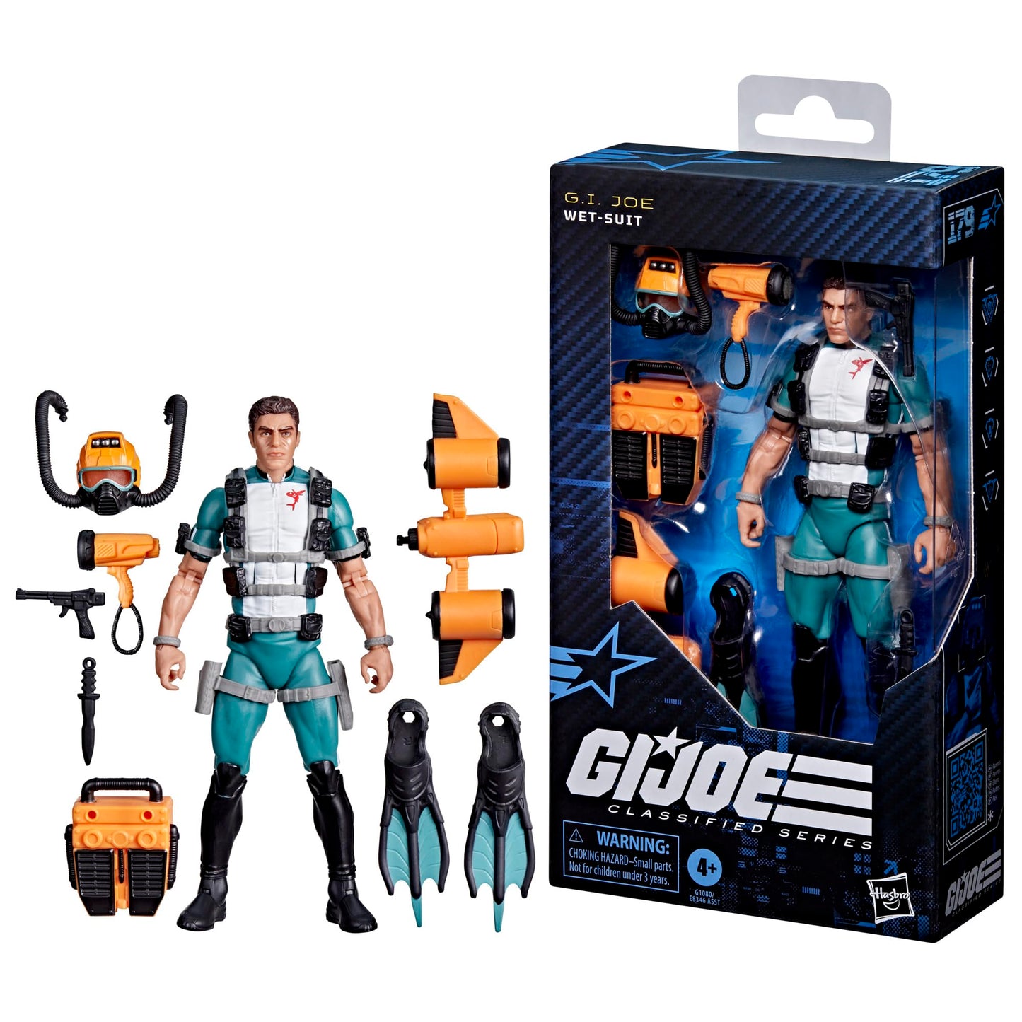 G.I. Joe Classified Series #179 Wet-Suit – 6-Inch Action Figure with 8 Accessories | Collectible