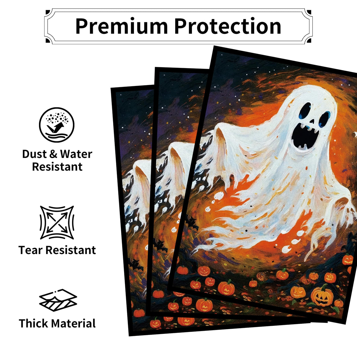 MTG Card Sleeves – Ultra Clear Front & Matte Back, 100 Count | Standard Size by g00d4u