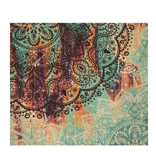 Decorative Digitally Printed Wall Tapestry – Boho Mandala Hanging Decor
