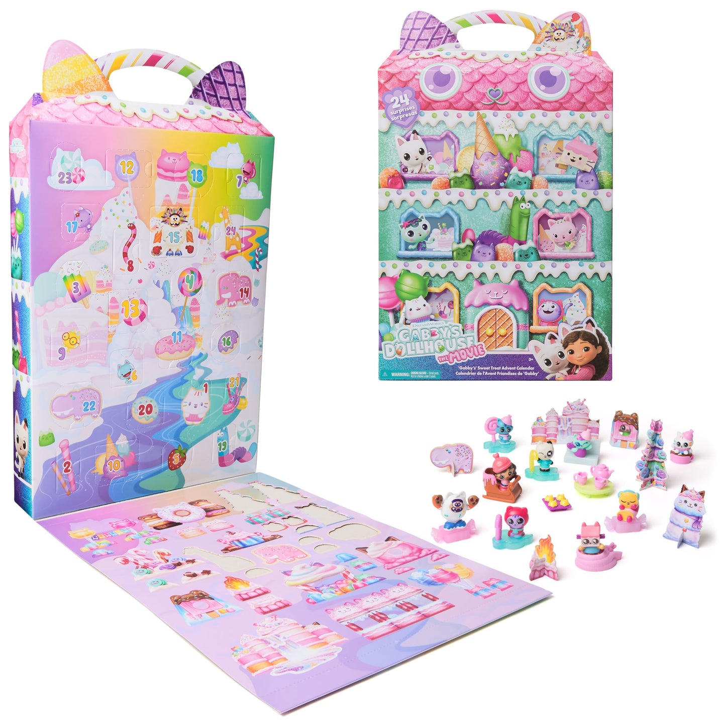 Gabby's Dollhouse: The Film Advent Calendar 2025 – 24 Surprises, Exclusive Gabby Figure & Cat Friends