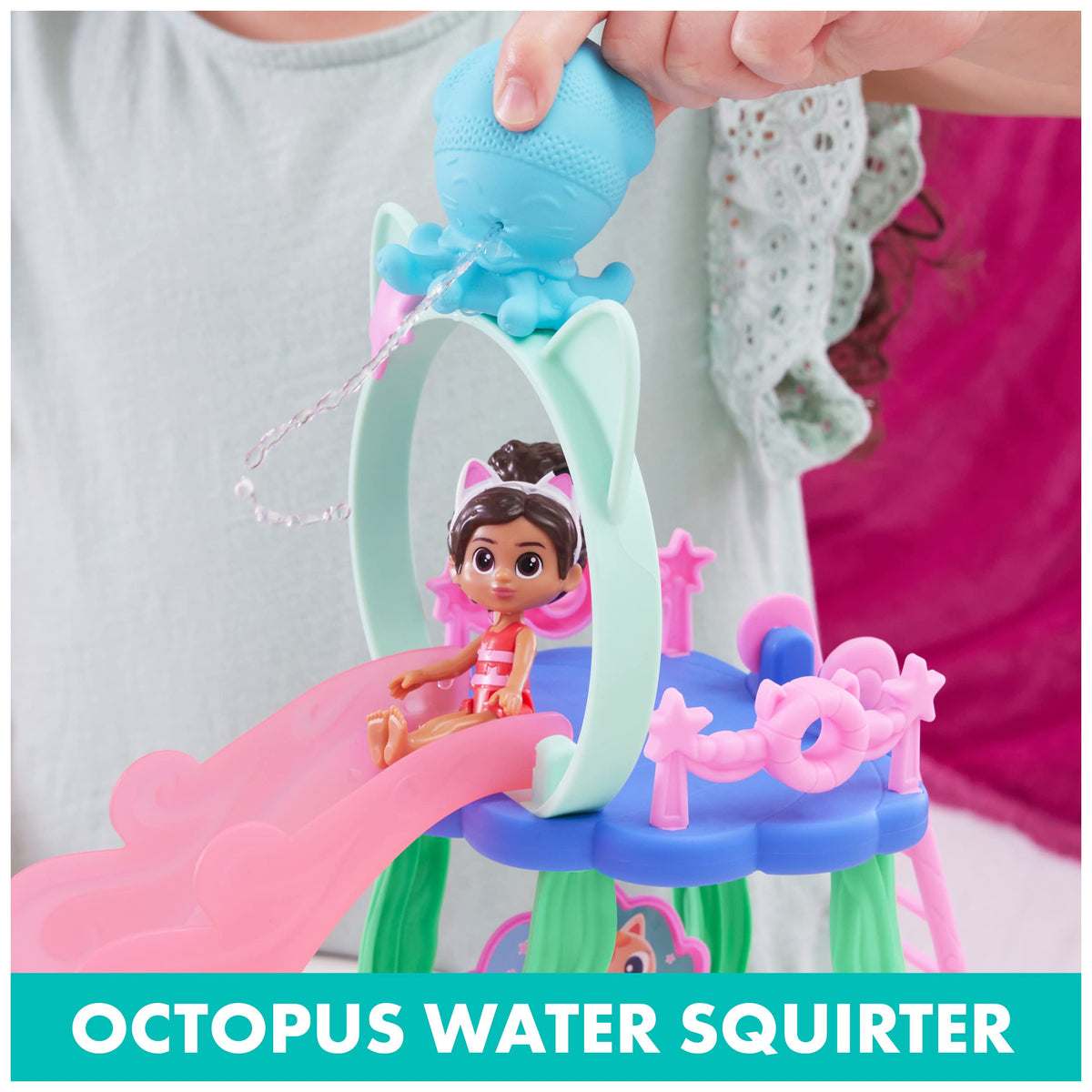 Spin Master Gabby’s Dollhouse Purr-ific Pool Playset with Gabby & MerCat