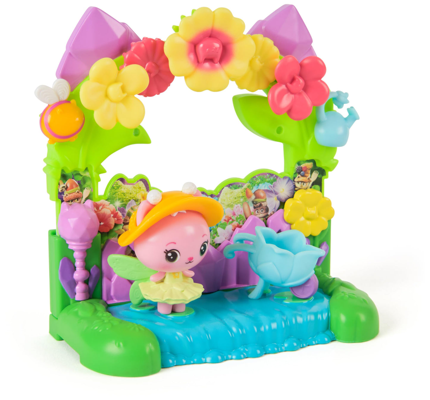 Gabby's Dollhouse: Queen Kitty Fairy's Garden Balcony – Movie Playset & Accessories