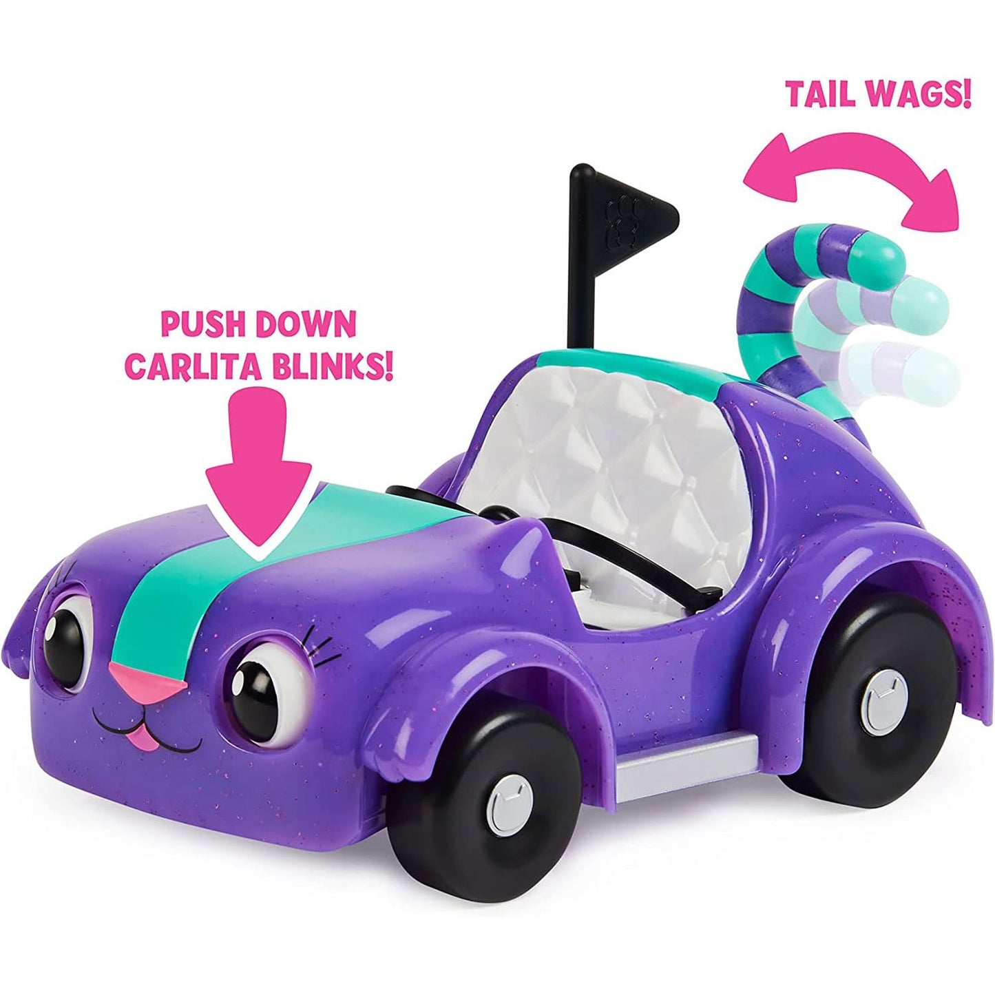 Carlita's Car with Pandi Panda | Gabby's Dollhouse Toy Set for Ages 3+