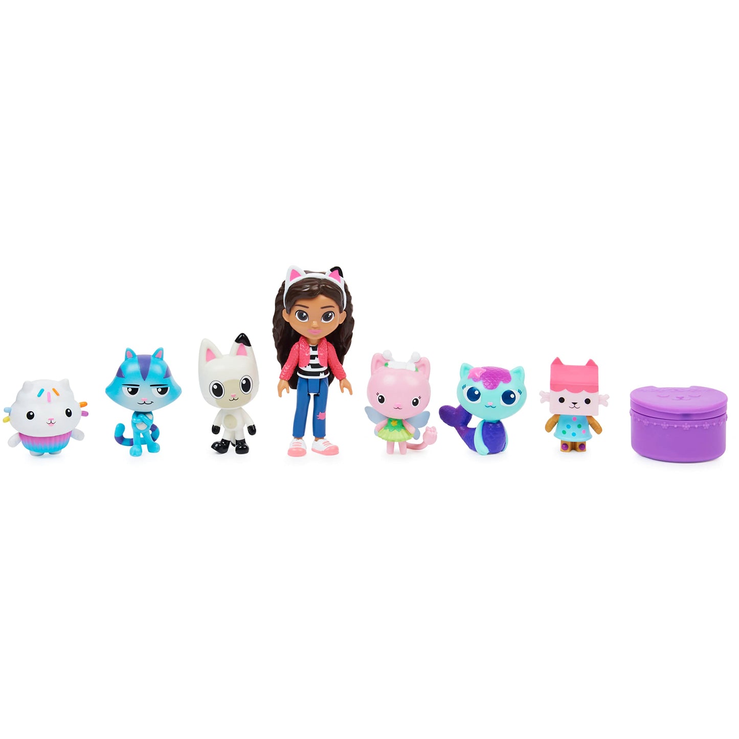 DREAMWORKS Gabby’s Dollhouse Deluxe Figure Gift Set – 7 Figures + Dollhouse Delivery