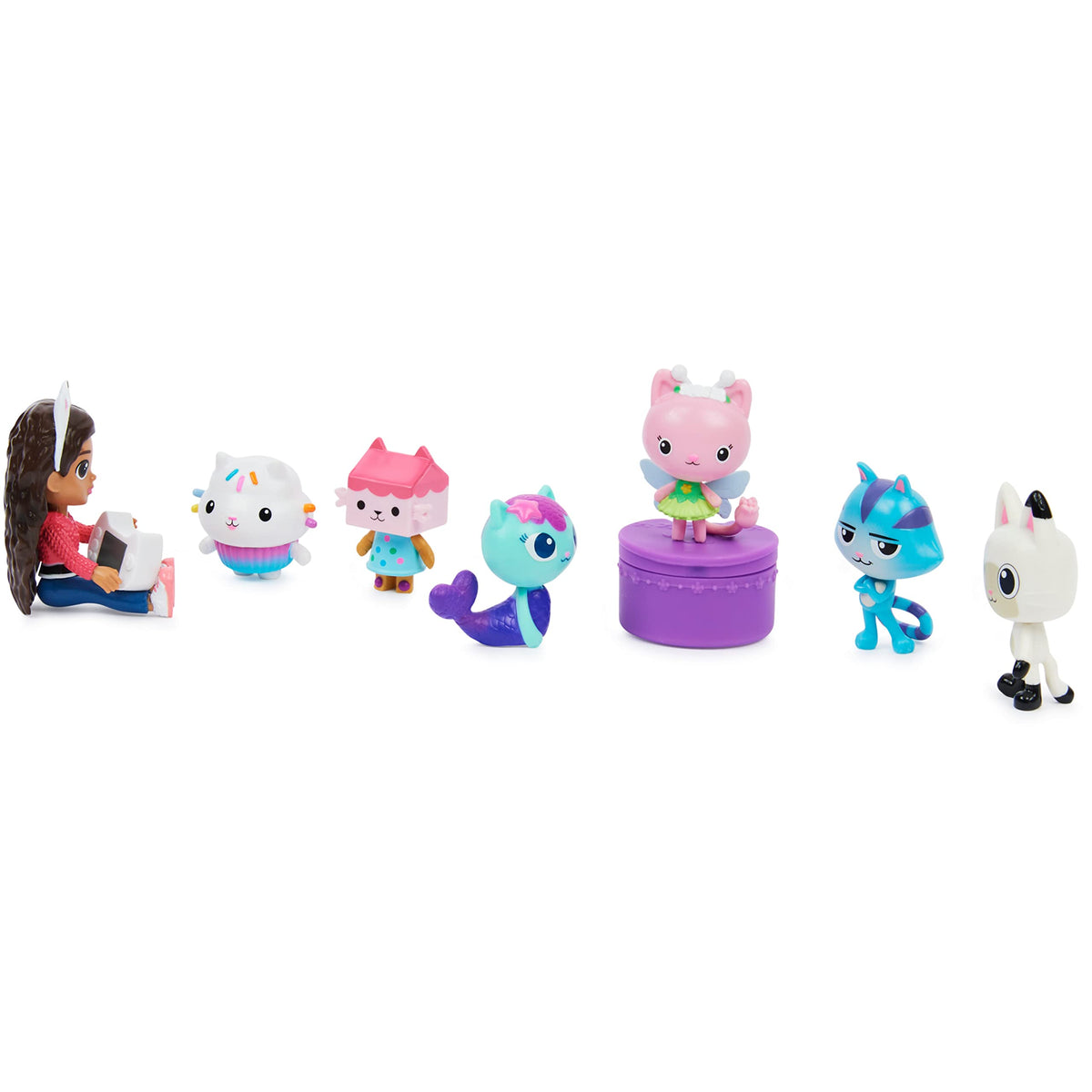 DREAMWORKS Gabby’s Dollhouse Deluxe Figure Gift Set – 7 Figures + Dollhouse Delivery