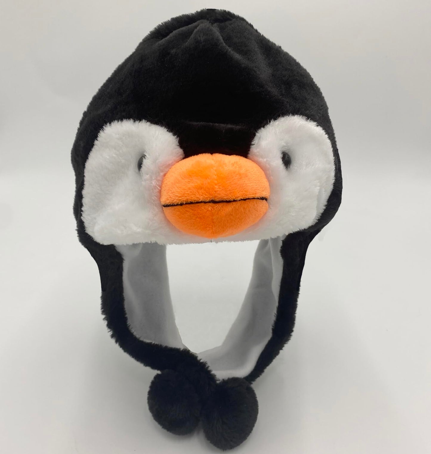 GADMEXILY Penguin Plush Hat – Cozy One-Size Animal Cap for Halloween & Christmas