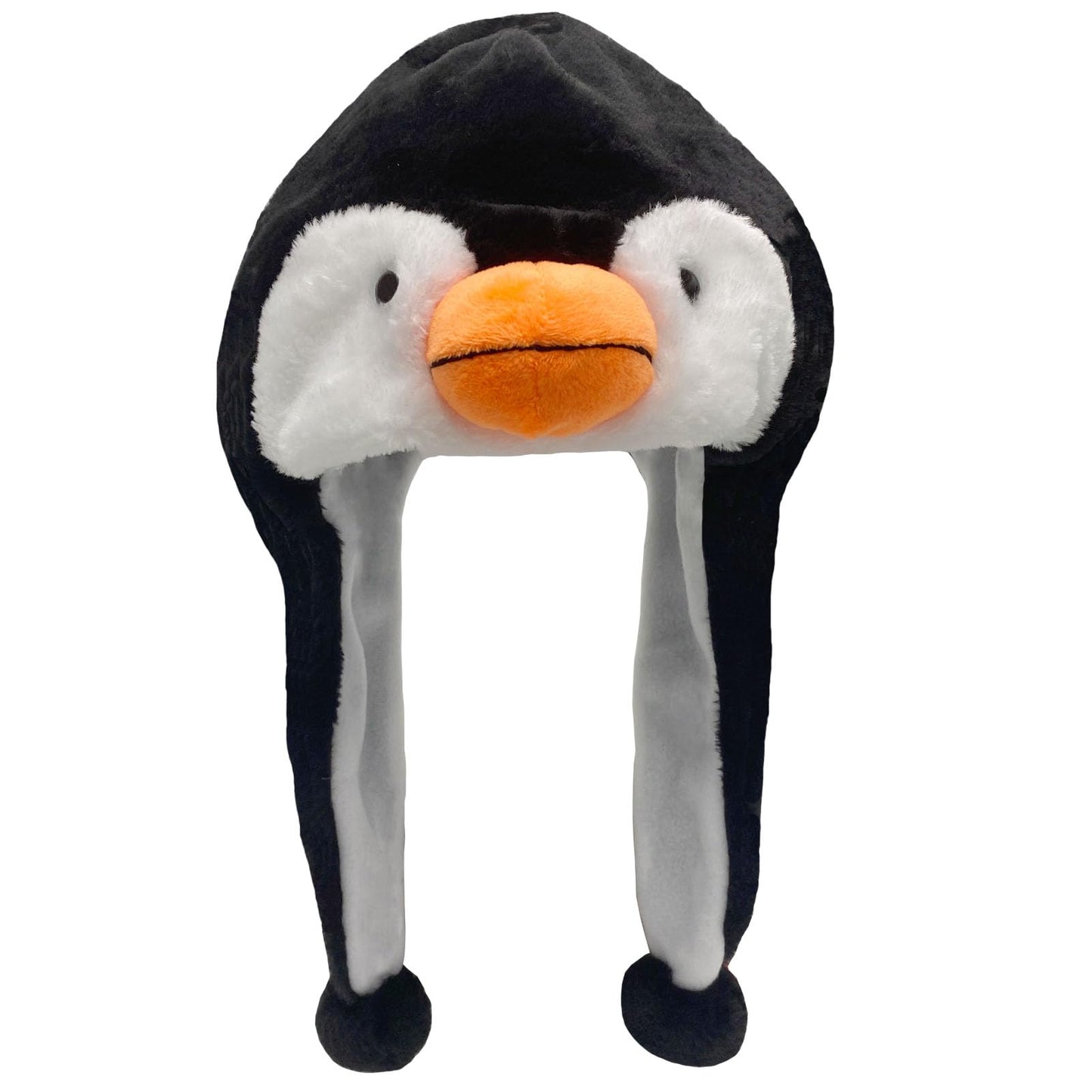 GADMEXILY Penguin Plush Hat – Cozy One-Size Animal Cap for Halloween & Christmas