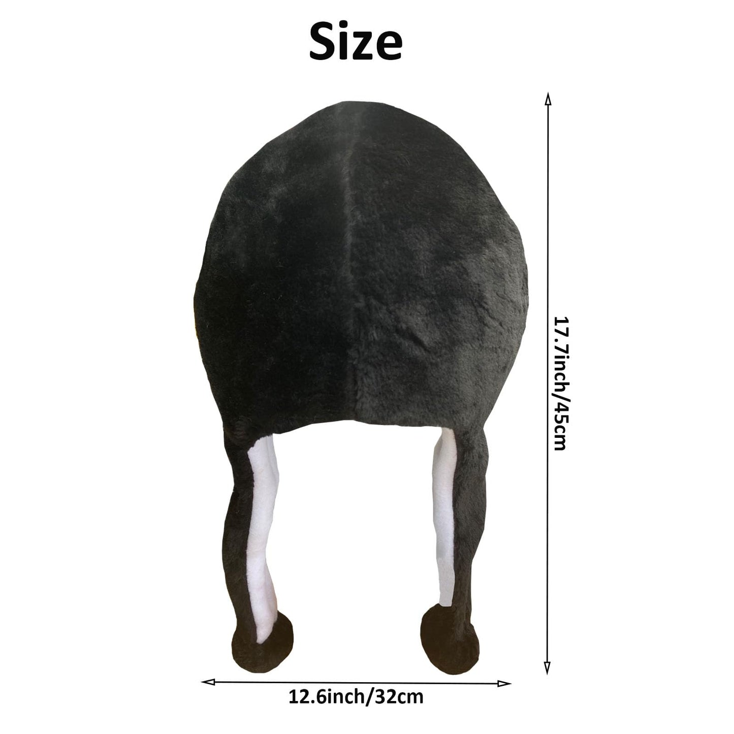 GADMEXILY Penguin Plush Hat – Cozy One-Size Animal Cap for Halloween & Christmas