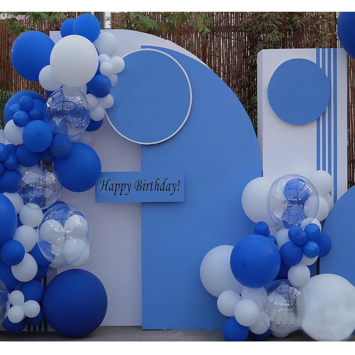 GaesQae 154pcs Royal Blue Balloon Garland Arch Kit — 5/10/12/18in for Parties & Events