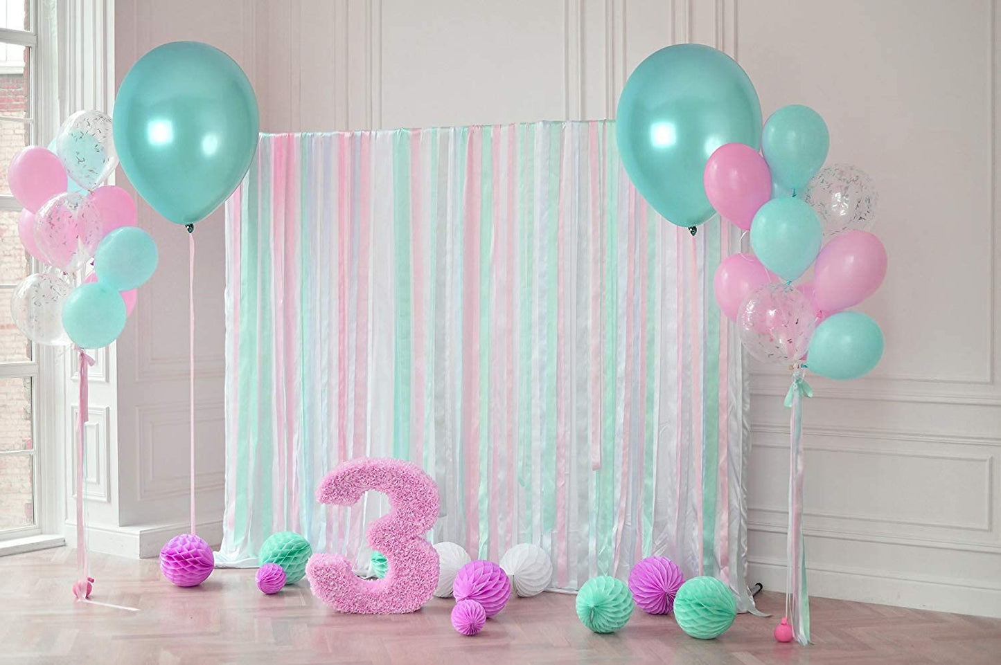 GaesQae Teal Balloons 12 Inch – 100 Pack Turquoise Party Decorations