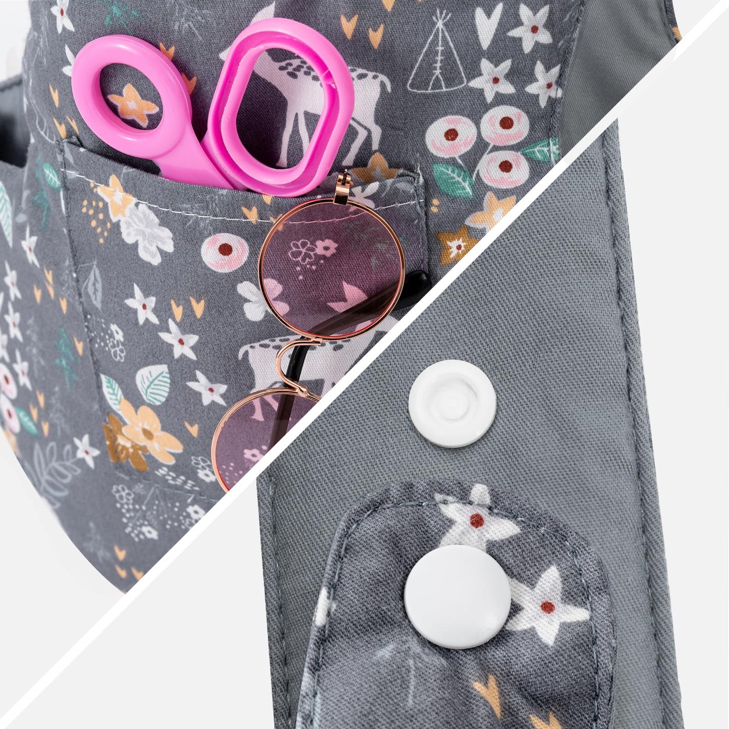 GAGAKU Toy Baby Carrier for Dolls – Gray Deer, Adjustable Straps