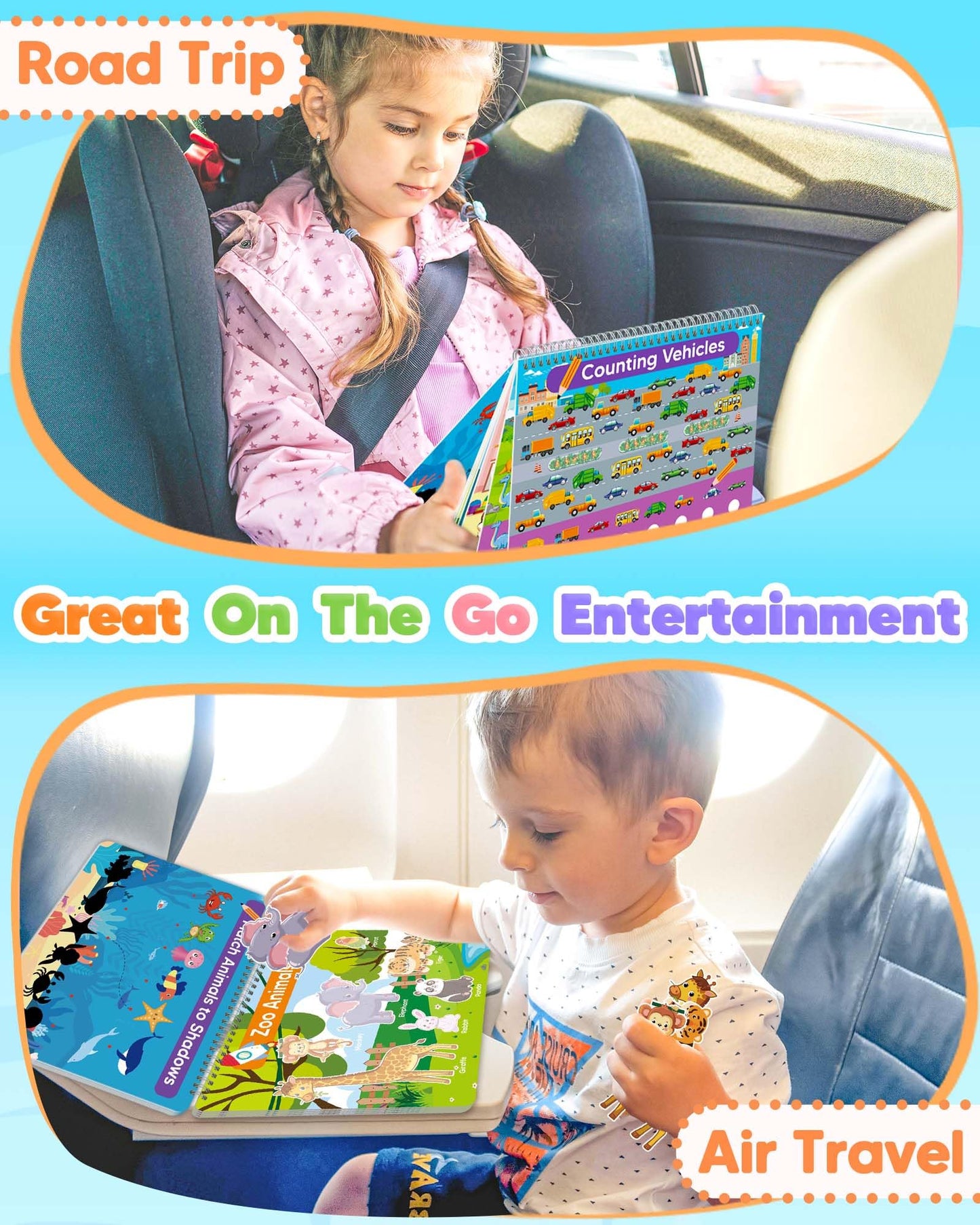 Gagule Toddler Busy Book – Montessori Learning Activities for 3–5 Year Olds