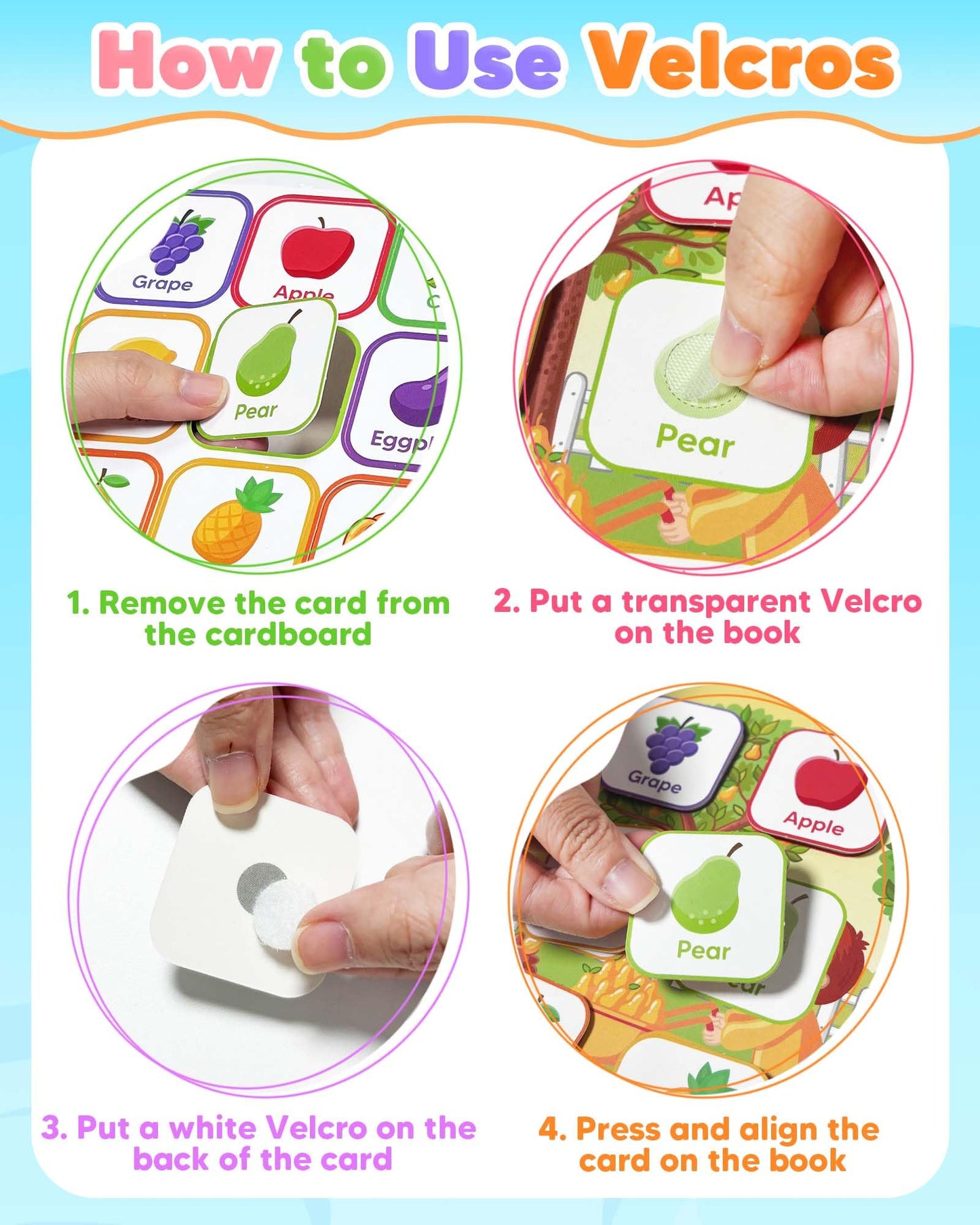 Gagule Toddler Busy Book – Montessori Learning Activities for 3–5 Year Olds