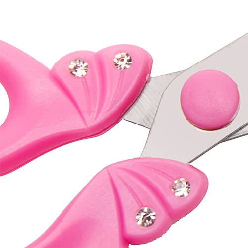 GAIFONGRE Pink Safety Blunt Tip Scissors for Girls, Ages 5-10