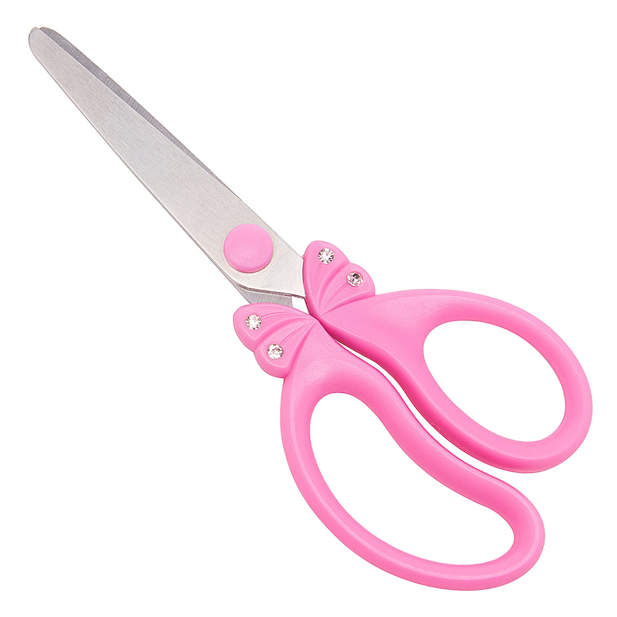 GAIFONGRE Pink Safety Blunt Tip Scissors for Girls, Ages 5-10