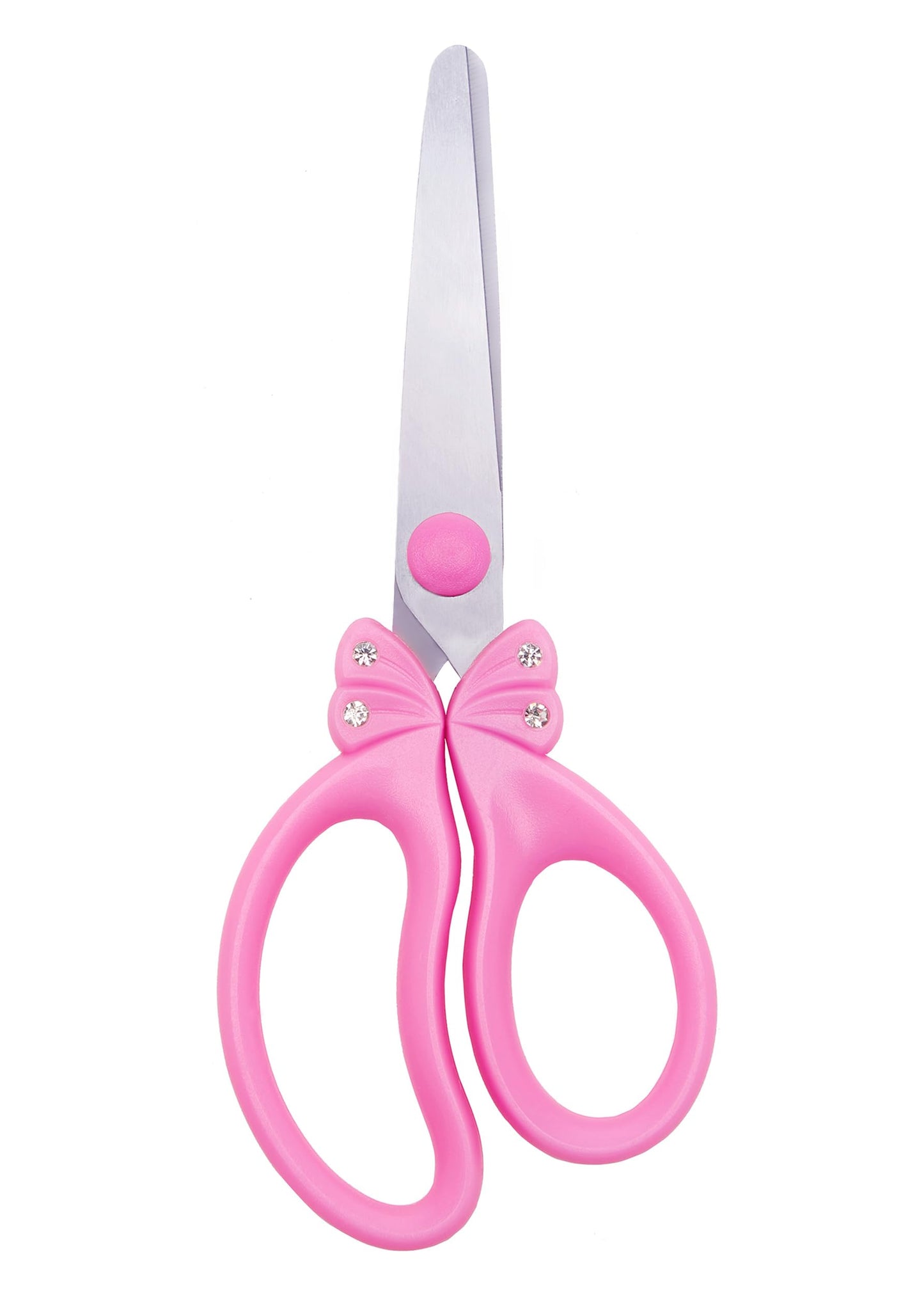 GAIFONGRE Pink Safety Blunt Tip Scissors for Girls, Ages 5-10