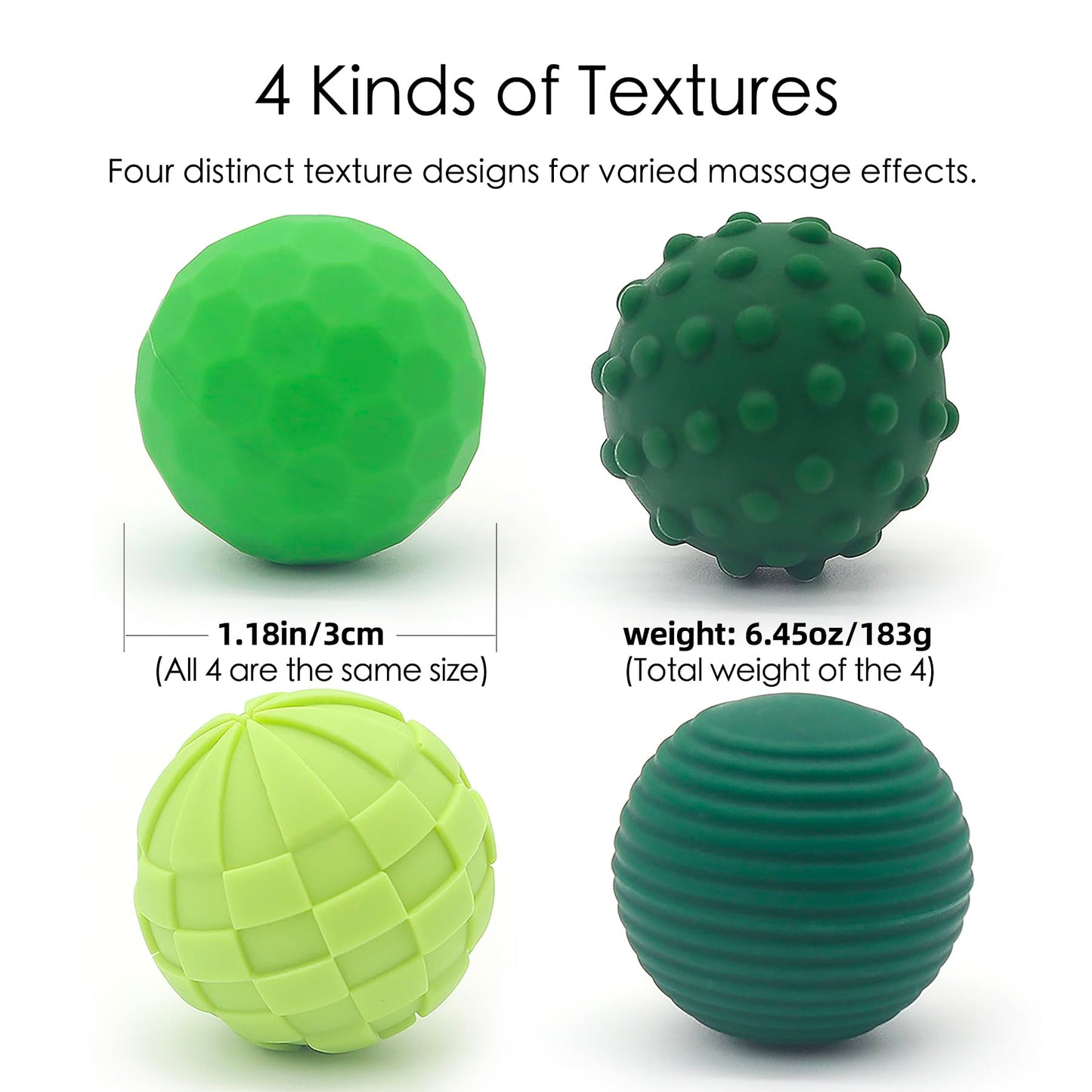 Gairssda Stylish Magnetic Sensory Fidget Balls – 4 Pack, Silent Stress Relief Desk Toy