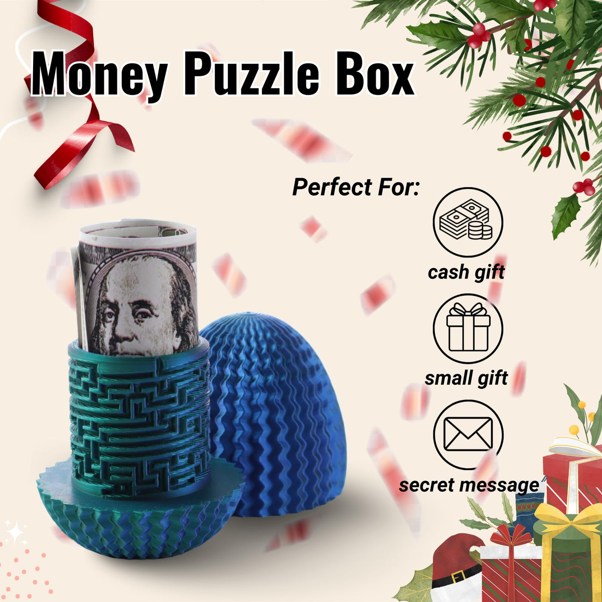 Galapopo Mystery Egg Puzzle Box – Money Gift Box for Cash & Celebrations