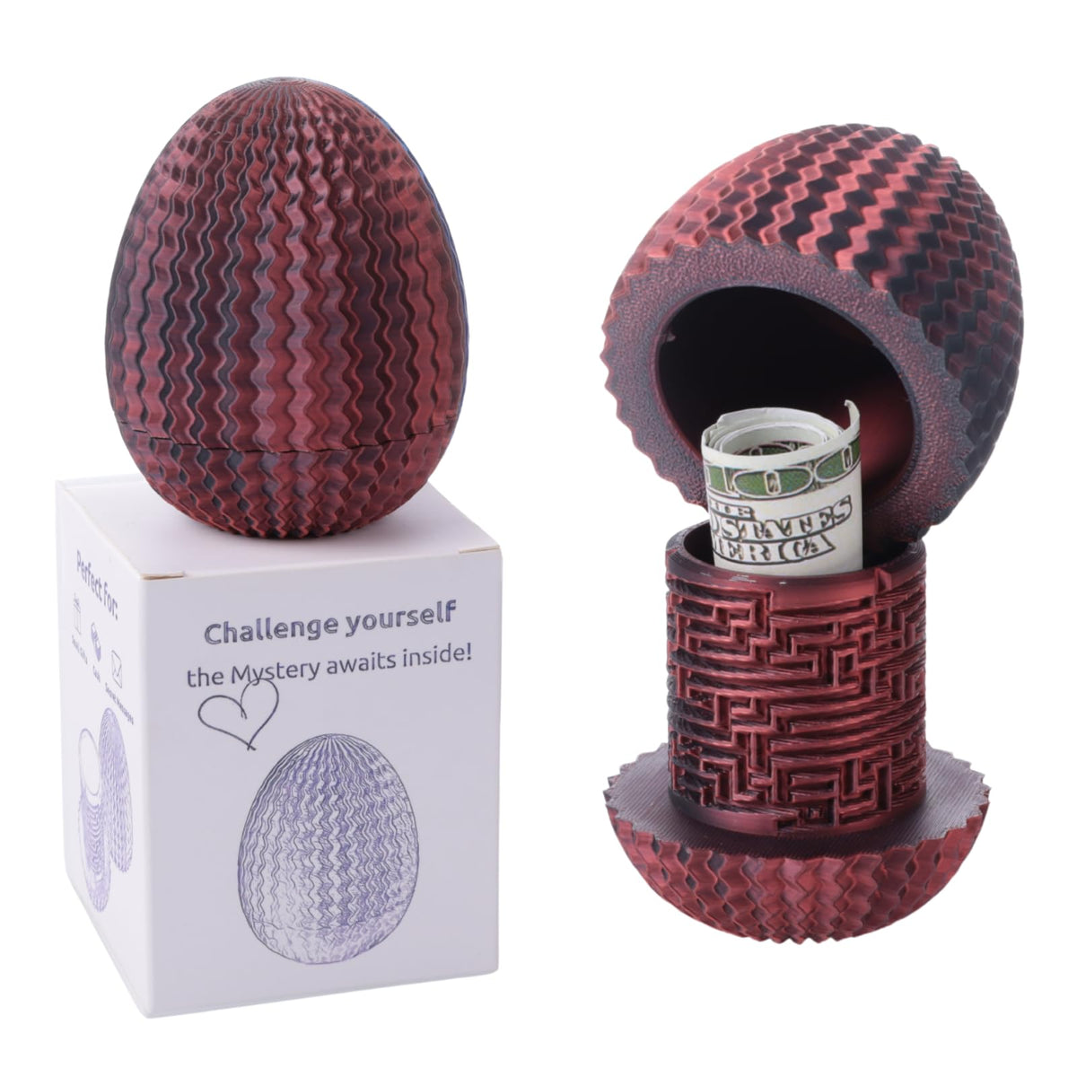 Galapopo Mystery Egg Puzzle Box – Money Gift Puzzle for Birthdays, Weddings & Holidays