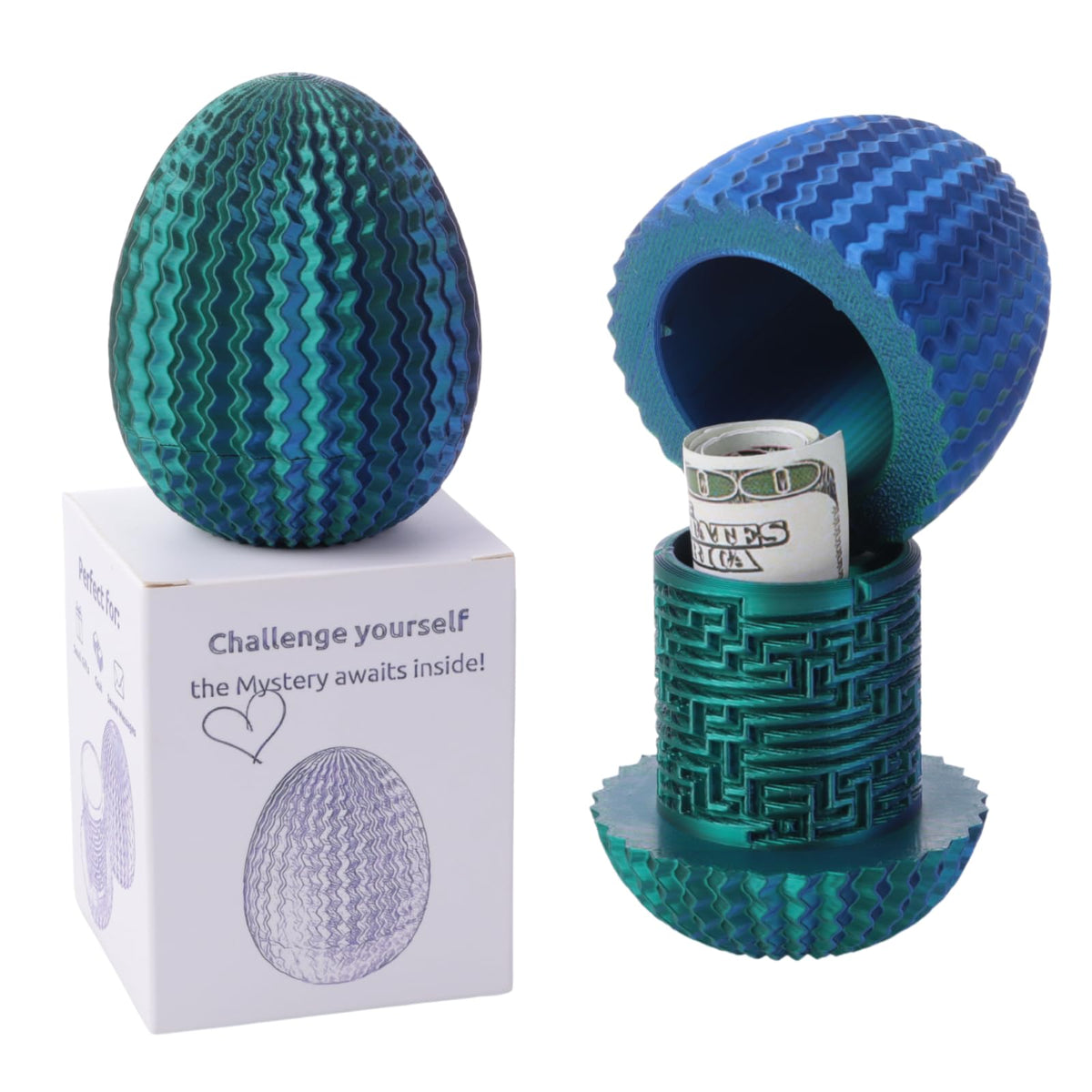 Galapopo Mystery Egg Puzzle Box – Money Gift Box for Cash & Celebrations