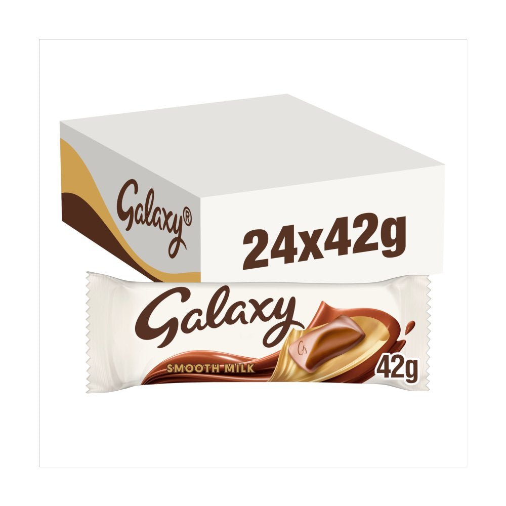 Galaxy Smooth Milk Chocolate Bar PMP 42g (Box of 24)