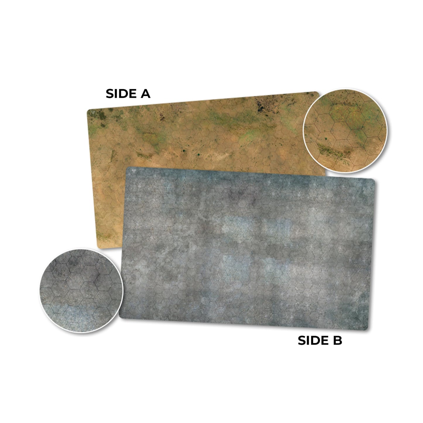 Gale Force Nine HexTech Gaming Mat Arid/Urban Double-Sided 36x22