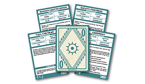 Gale Force Nine Xanathar's Guide Spellbook Cards for D&D 5e – 95 Durable Spell Cards