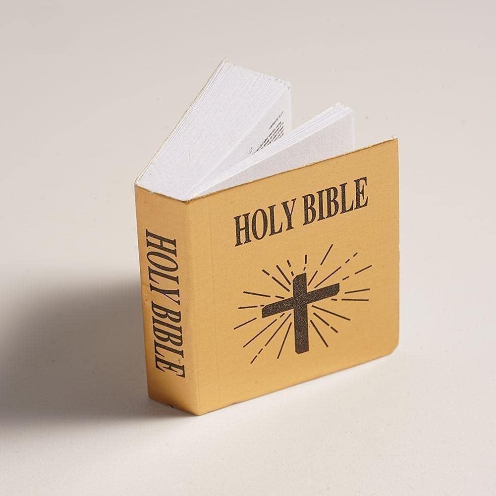 Galepromot 1/12 Mini Bible Pocket Book – Dollhouse Library Accessory