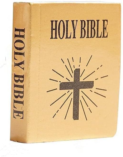 Galepromot 1/12 Mini Bible Pocket Book – Dollhouse Library Accessory