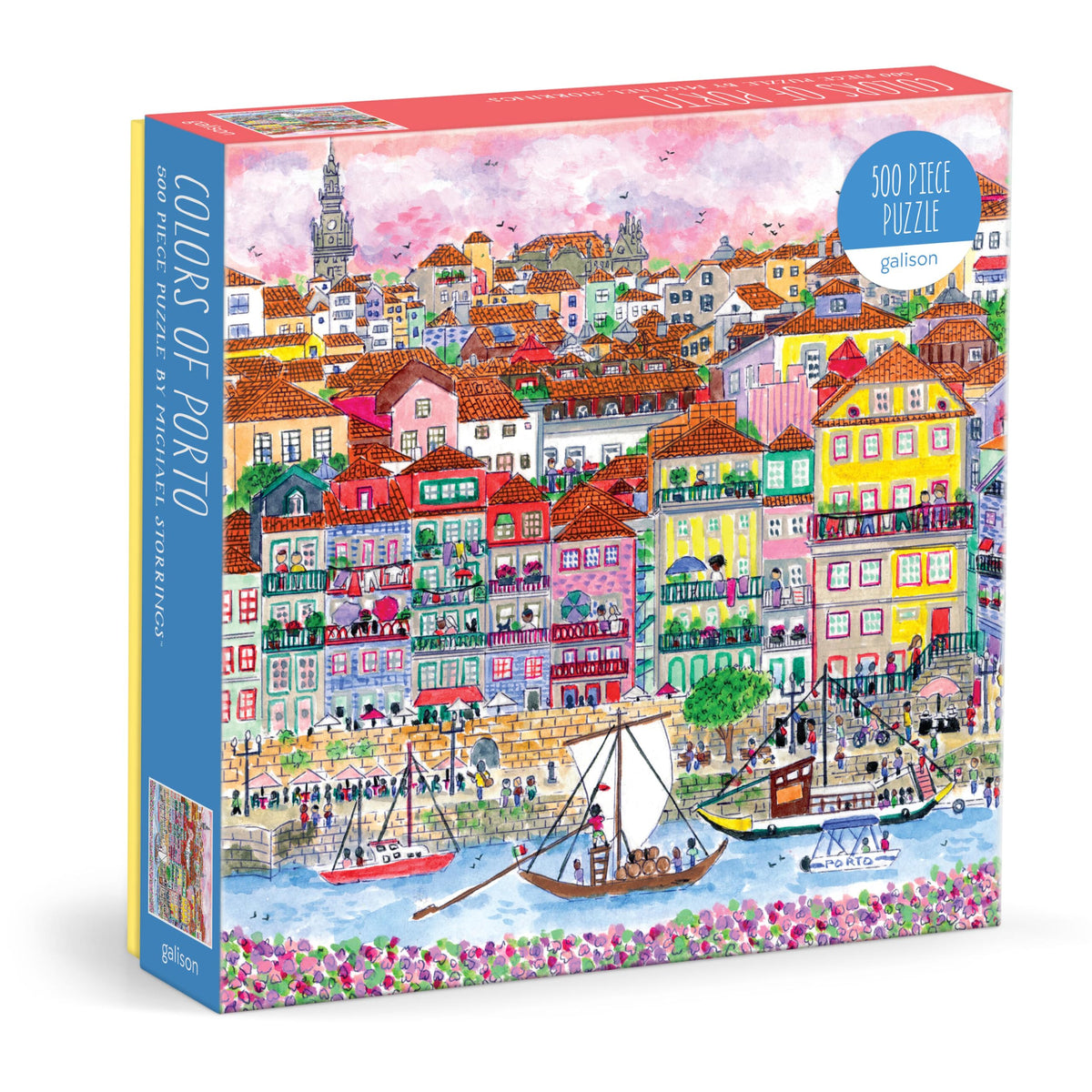 Galison Colors of Porto – 500-Piece Michael Storrings Jigsaw Puzzle