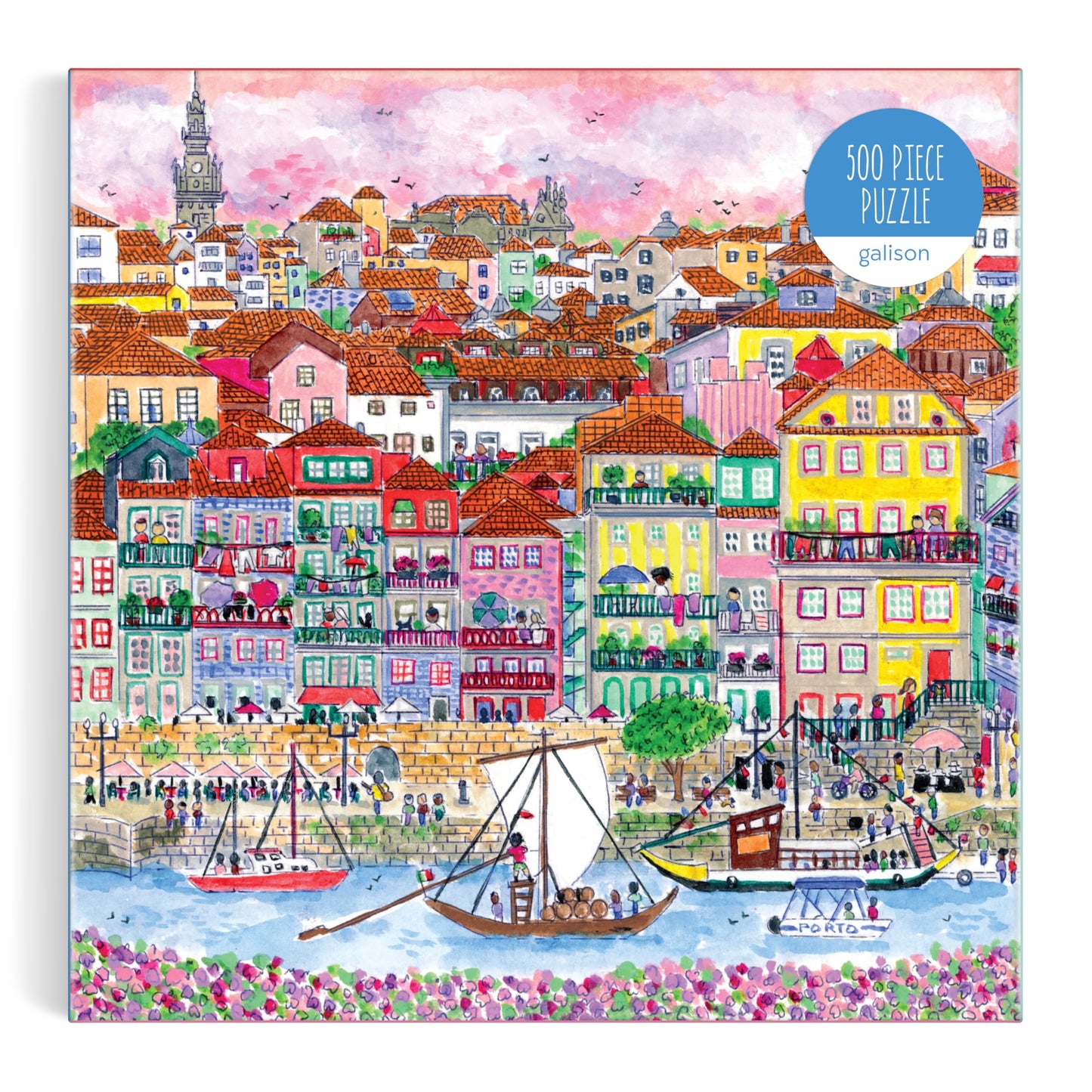 Galison Colors of Porto – 500-Piece Michael Storrings Jigsaw Puzzle