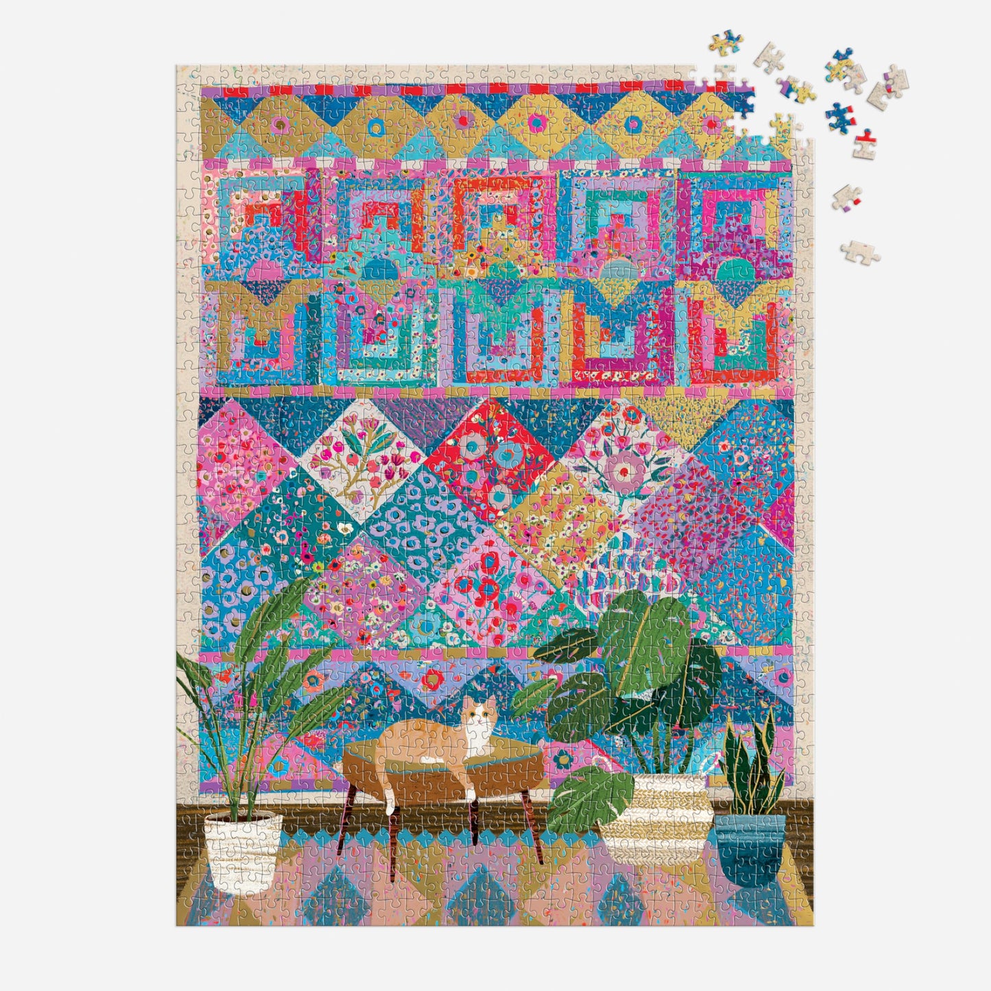 Galison Quilter's Corner 1000-Piece Puzzle by Victoria Ball – Quilts & Textile Arts