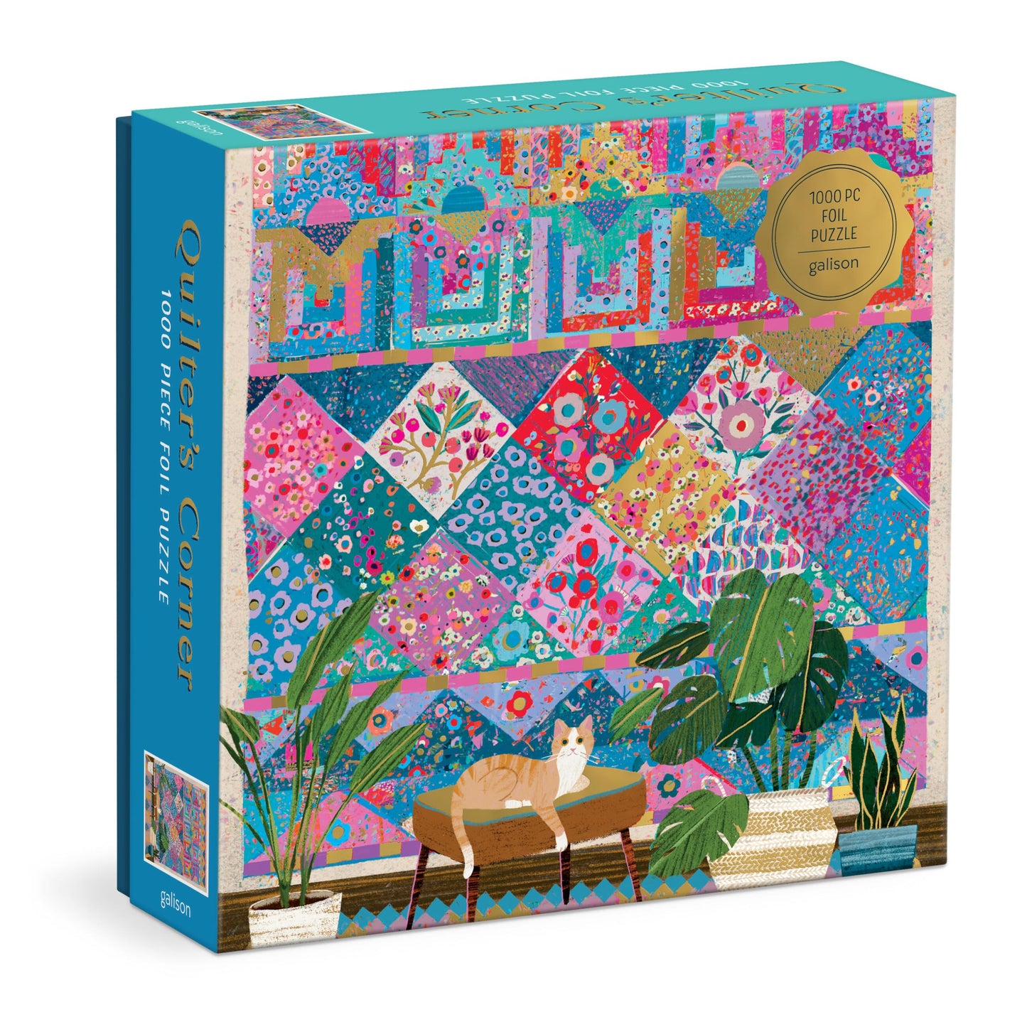 Galison Quilter's Corner 1000-Piece Puzzle by Victoria Ball – Quilts & Textile Arts