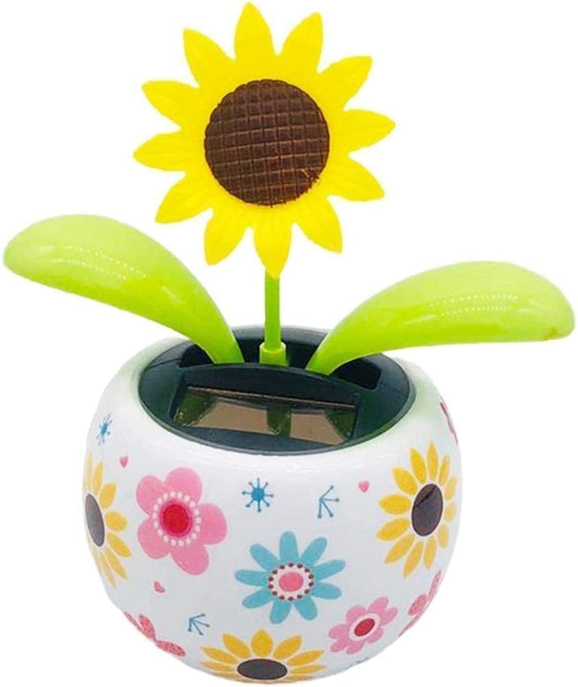 Galyacht Solar Dancing Sunflower – Solar Powered Desk, Car & Office Decoration