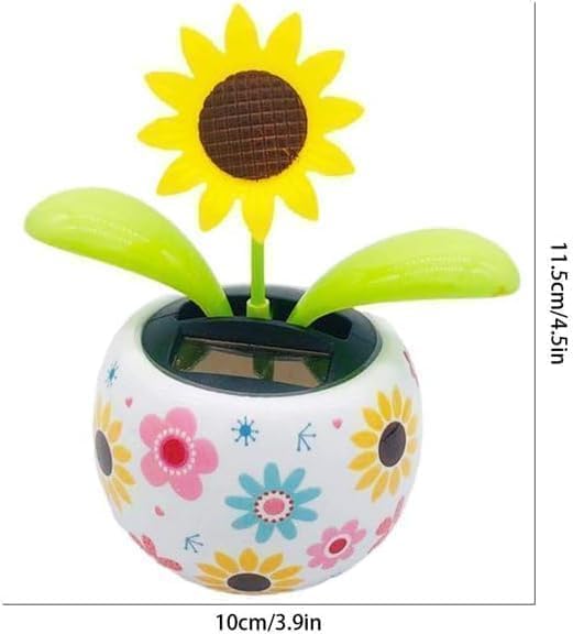Galyacht Solar Dancing Sunflower – Solar Powered Desk, Car & Office Decoration