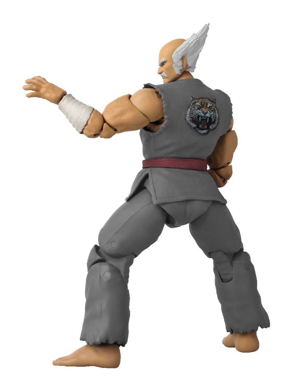 Game Dimensions Tekken Heihachi Mishima Action Figure – 22+ Articulation, Interchangeable Hands & Battle Effects