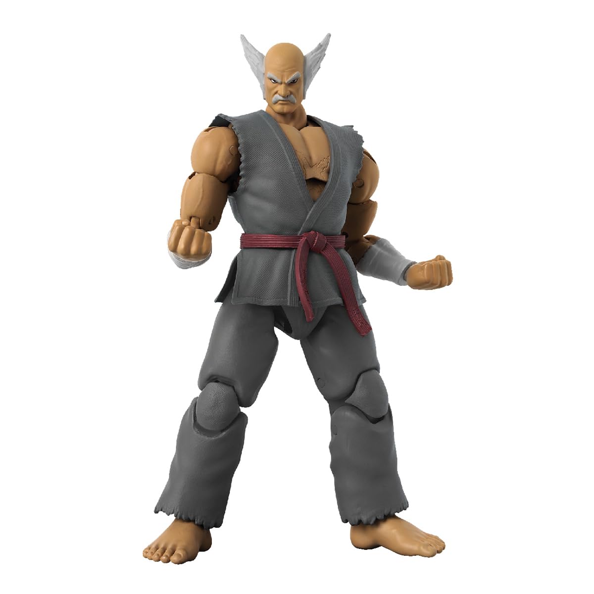 Game Dimensions Tekken Heihachi Mishima Action Figure – 22+ Articulation, Interchangeable Hands & Battle Effects