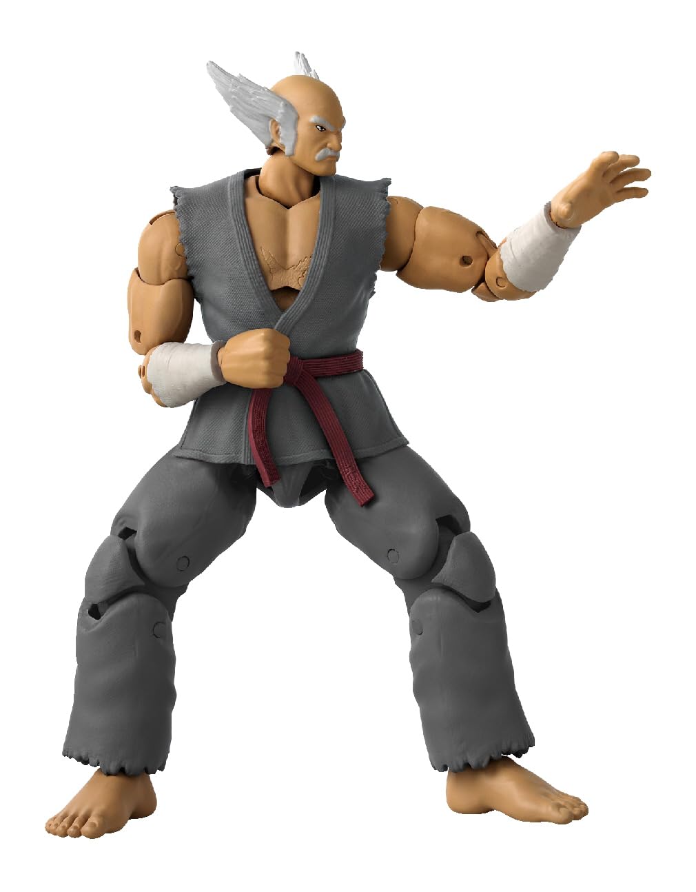 Game Dimensions Tekken Heihachi Mishima Action Figure – 22+ Articulation, Interchangeable Hands & Battle Effects