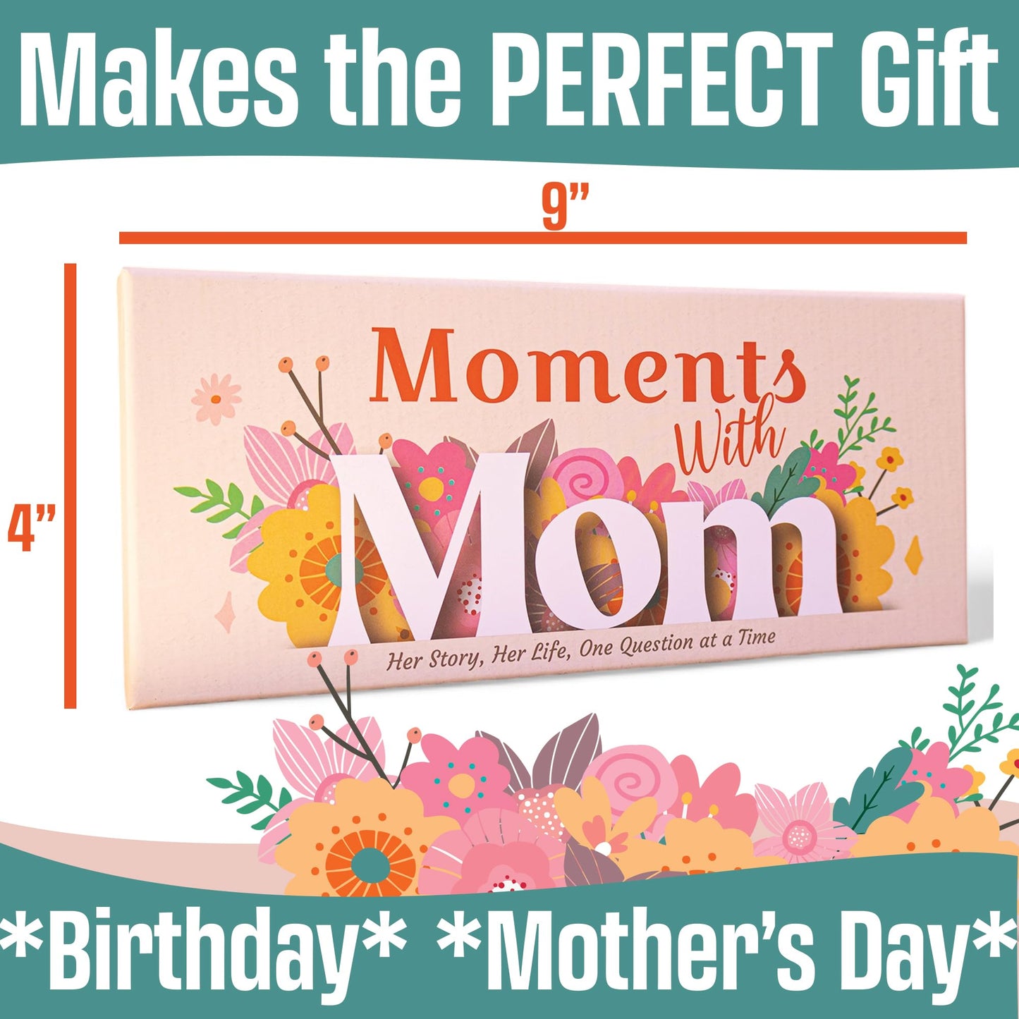 Game That Song Moments with Mom – 120 Conversation Cards Gift for Mother's Day