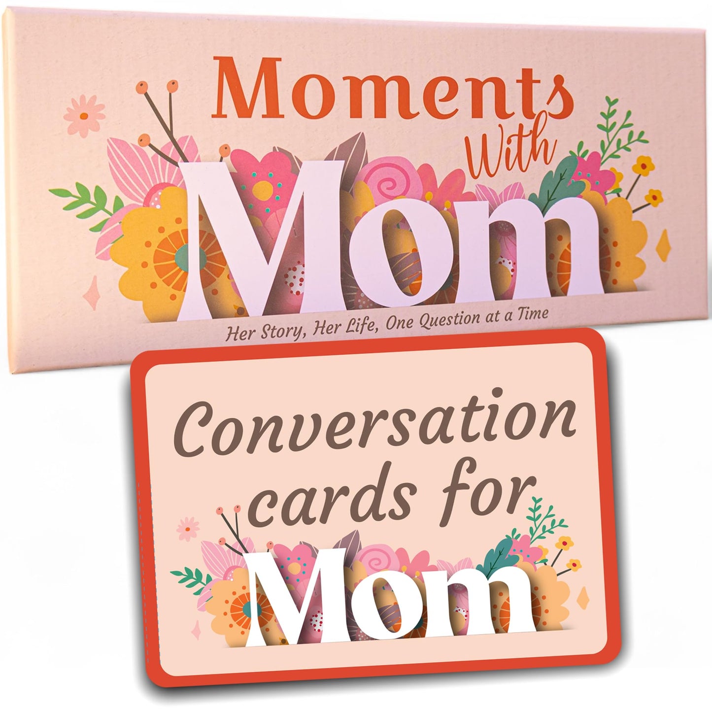 Game That Song Moments with Mom – 120 Conversation Cards Gift for Mother's Day