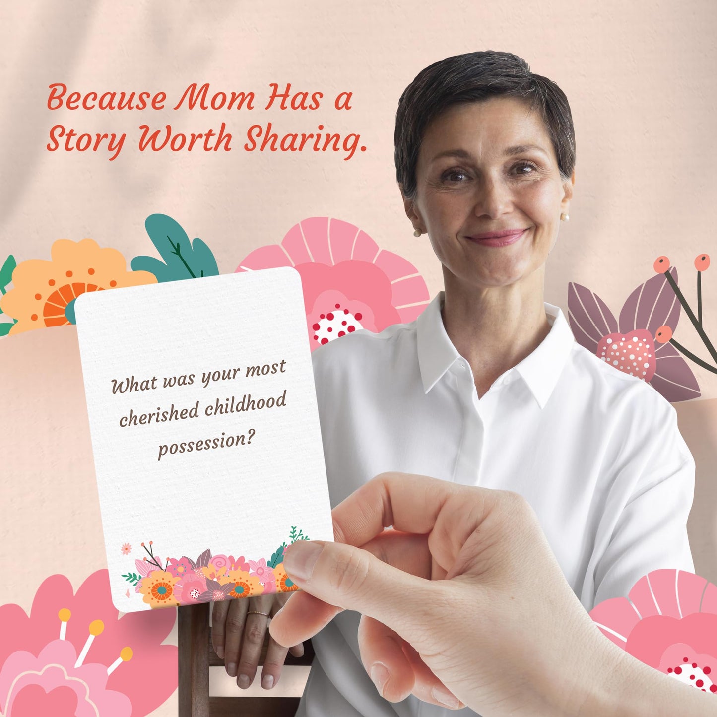 Game That Song Moments with Mom – 120 Conversation Cards Gift for Mother's Day