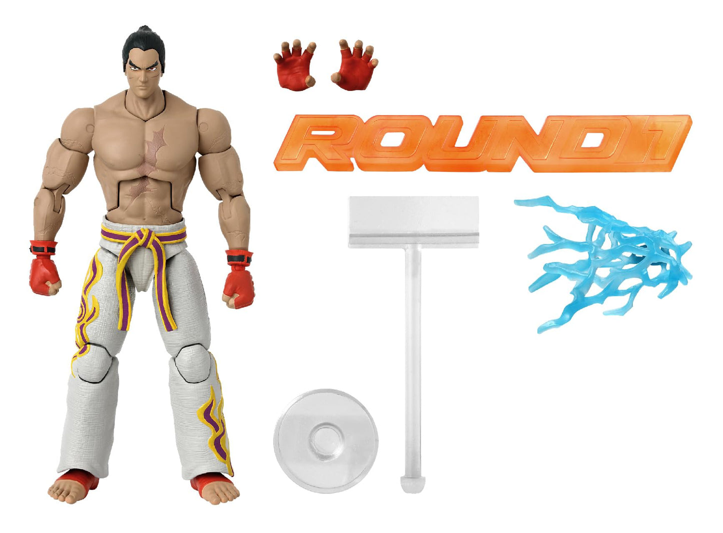 Game Dimensions Tekken Kazuya Mishima Action Figure — 22+ Points of Articulation & Accessories