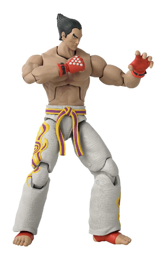 Game Dimensions Tekken Kazuya Mishima Action Figure — 22+ Points of Articulation & Accessories