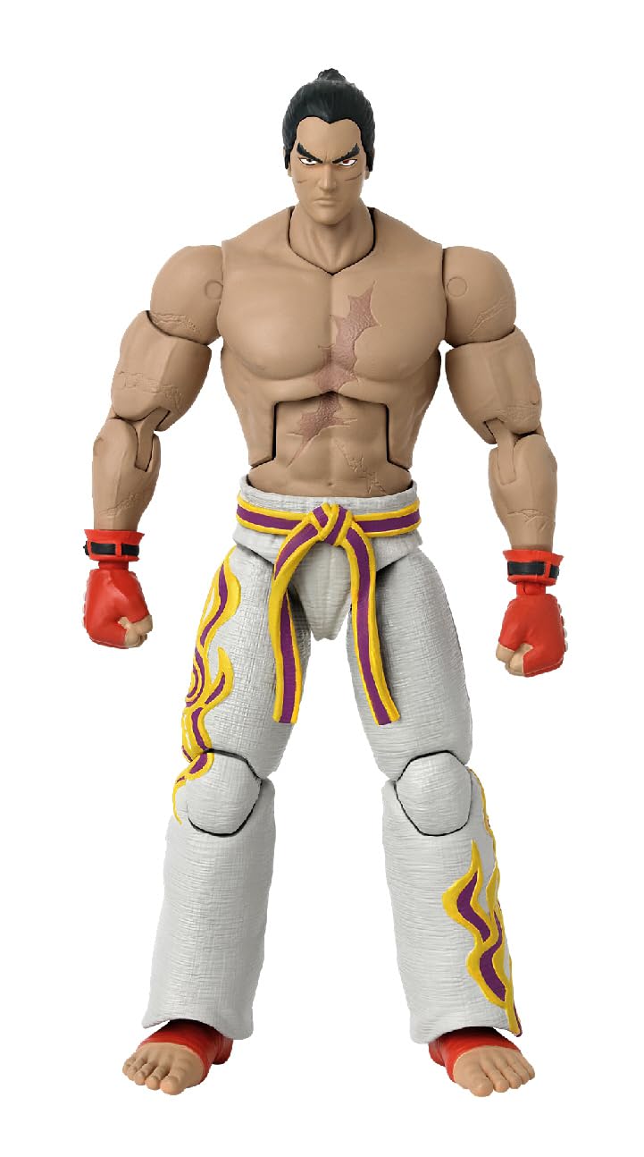Game Dimensions Tekken Kazuya Mishima Action Figure — 22+ Points of Articulation & Accessories