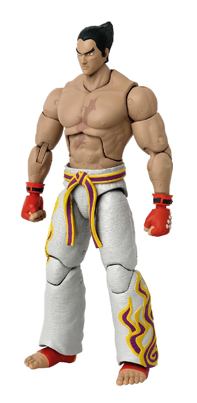 Game Dimensions Tekken Kazuya Mishima Action Figure — 22+ Points of Articulation & Accessories