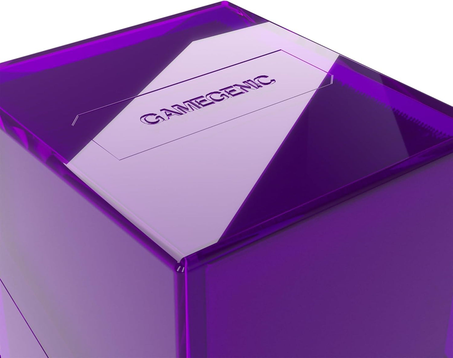 Gamegenic Bastion 100+ XL Deck Box (Purple) – Compact, Secure Storage for 100+ Double-Sleeved Cards