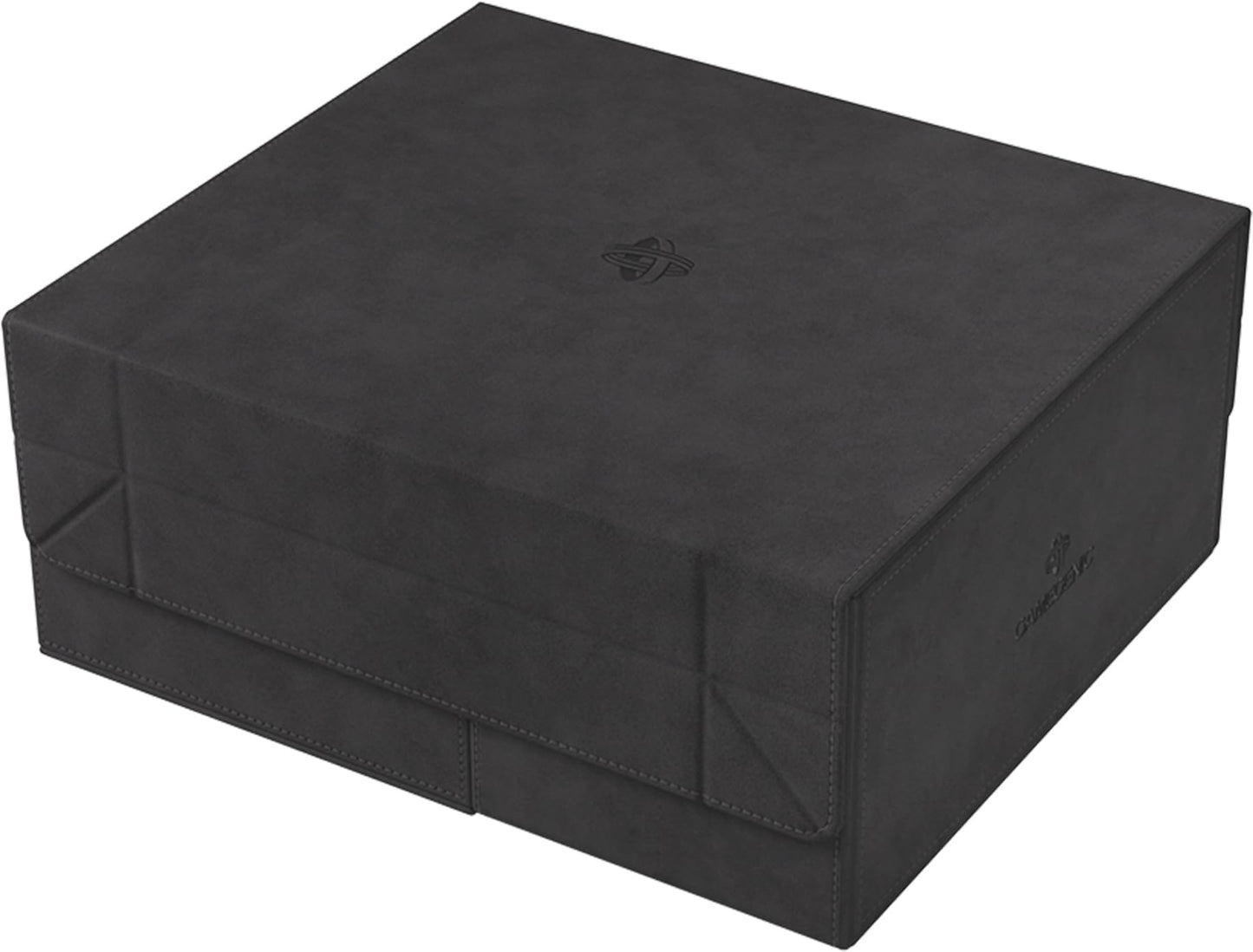 Gamegenic Game's Lair 600+ Convertible Deck Box – Holds 600 Cards | Premium Nexofyber Surface, Black
