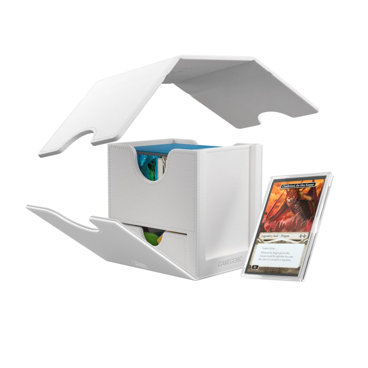 Gamegenic Sidekick Pro 100+ XL Convertible Deck Box – Premium Commander Display & Secure Card Storage