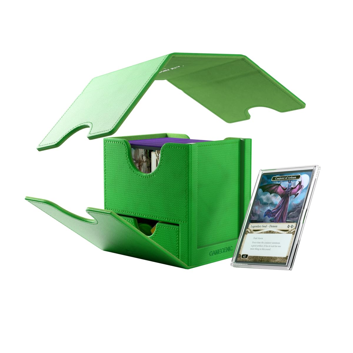 Gamegenic Sidekick Pro 100+ XL Convertible Deck Box – Premium MTG Commander Storage
